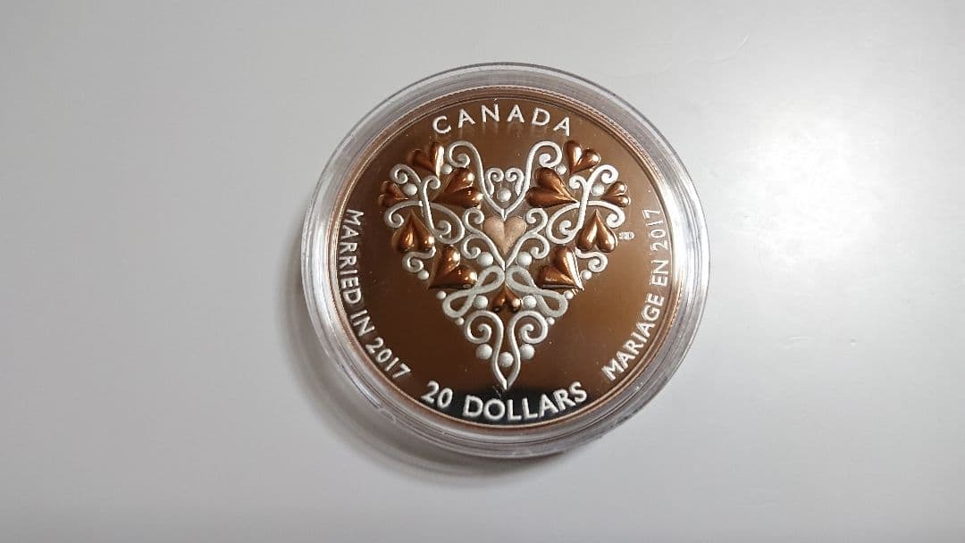 ち*ー様 マリアージュ・ハートフル (シルバープルーフ) ローズゴールド