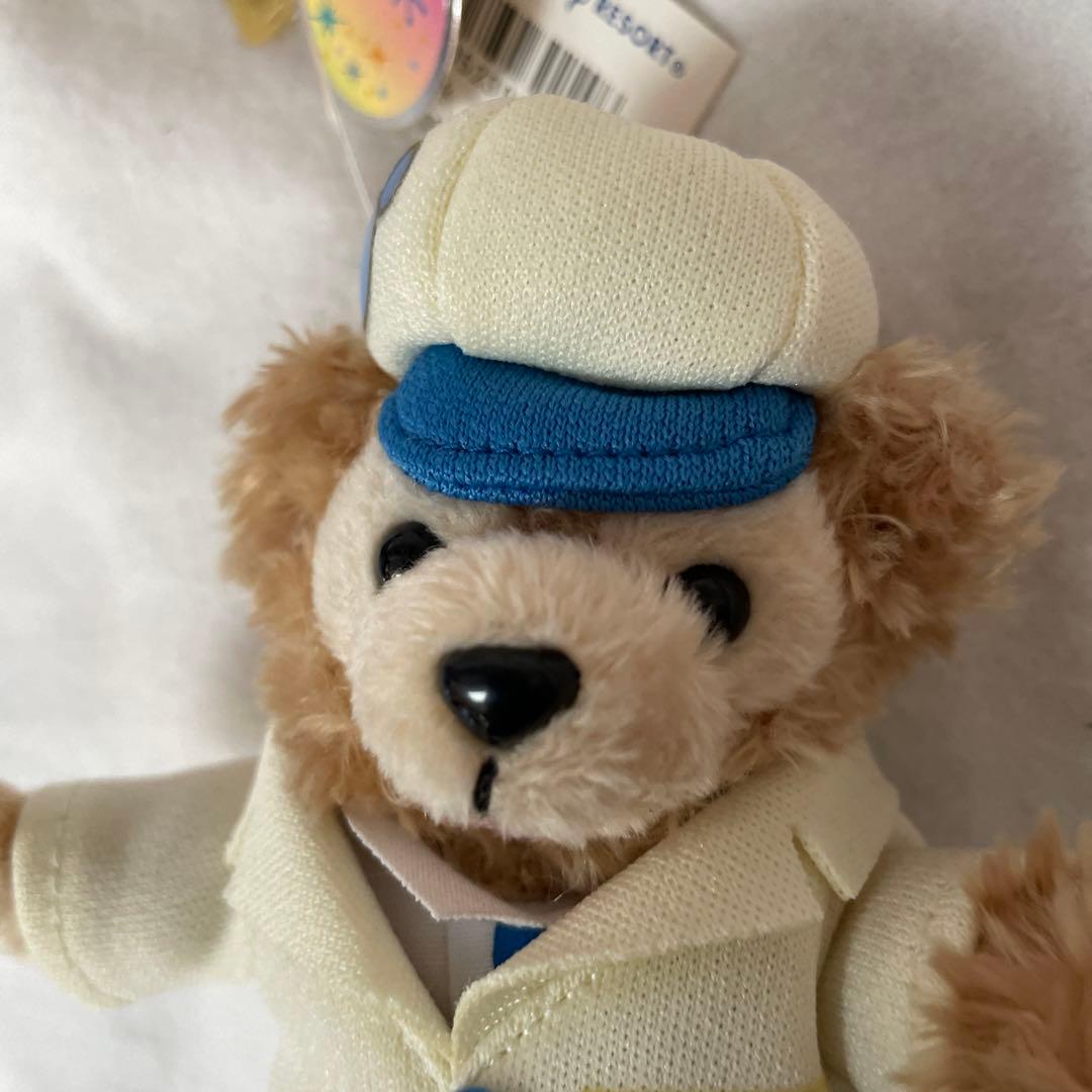 Duffy 美品 ダッフィー  車掌コス 25周年 ぬいば ぬいぐるみバッジ