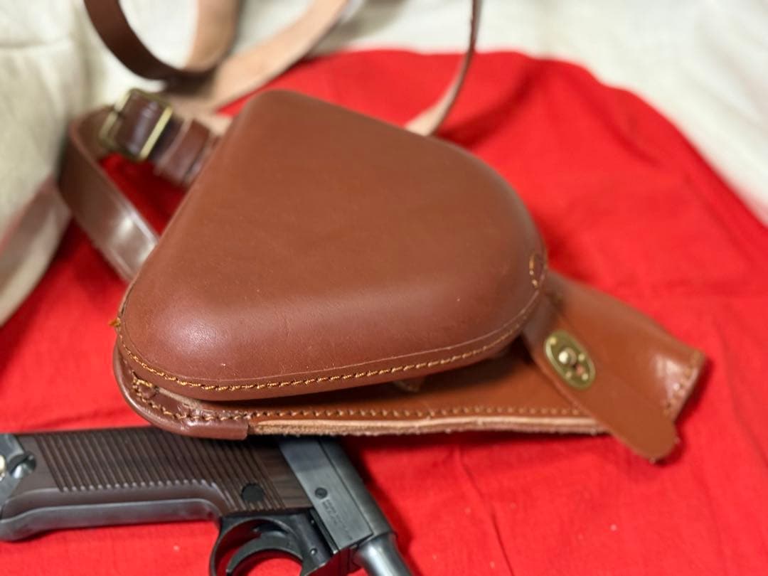 大日本帝国 南部14年式拳銃嚢 ホルスター（複製品）サバゲ 陸軍 将校 下