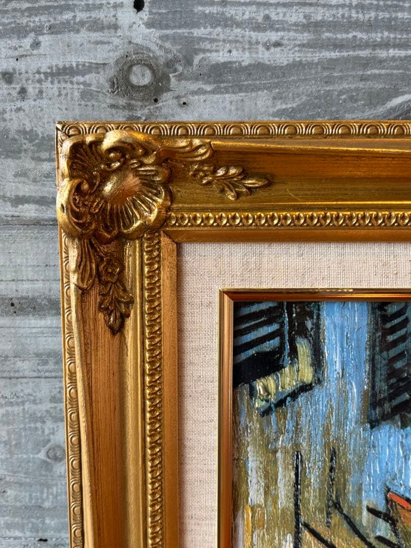 74.5cmフィンセント・ファン・ゴッホ「夜のカフェテラス」ファイングラフィ