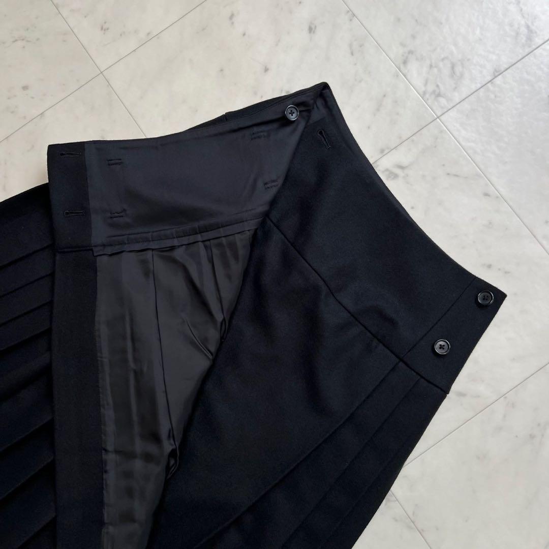 MARGARET HOWELL フォックスブラザーズ フランネルラップスカート