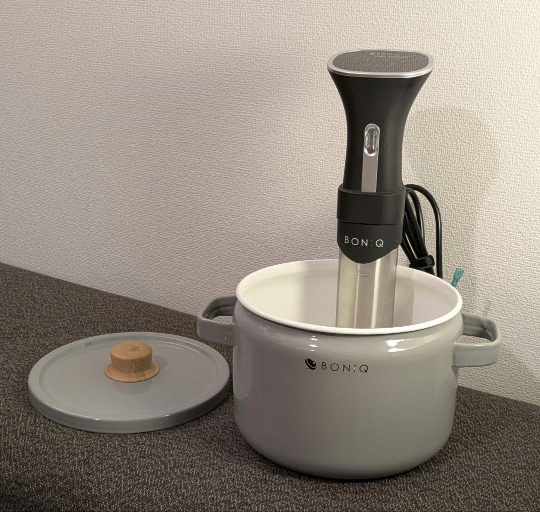 BONIQ（ボニーク） 低温調理器 BNQ-01 マットブラック 琺瑯鍋セット BONIQ（ボニーク） 低温調理器 BNQ-01 マットブラック 琺瑯鍋セット