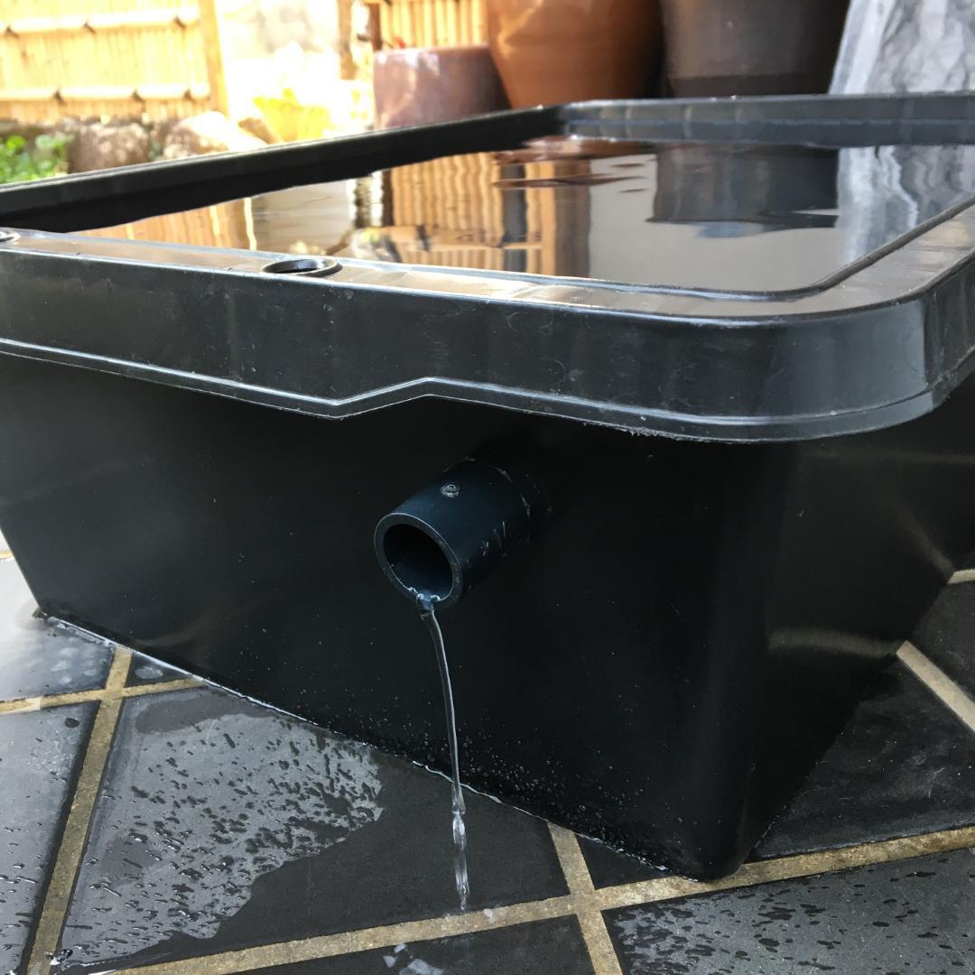 新仕様】メダカ飼育ケース 40㍑トロ舟x3個 オーバーフロー対策済