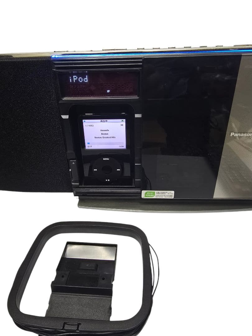 PanasonicステレオシステムSC-HC30 a1136 ipod 80gb Panasonicステレオ