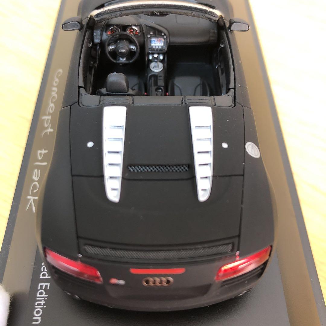 ミニカー Audi R8 Spyder 2012 concept black