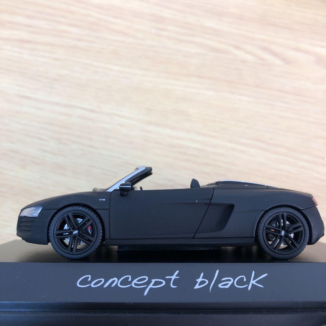 ミニカー Audi R8 Spyder 2012 concept black