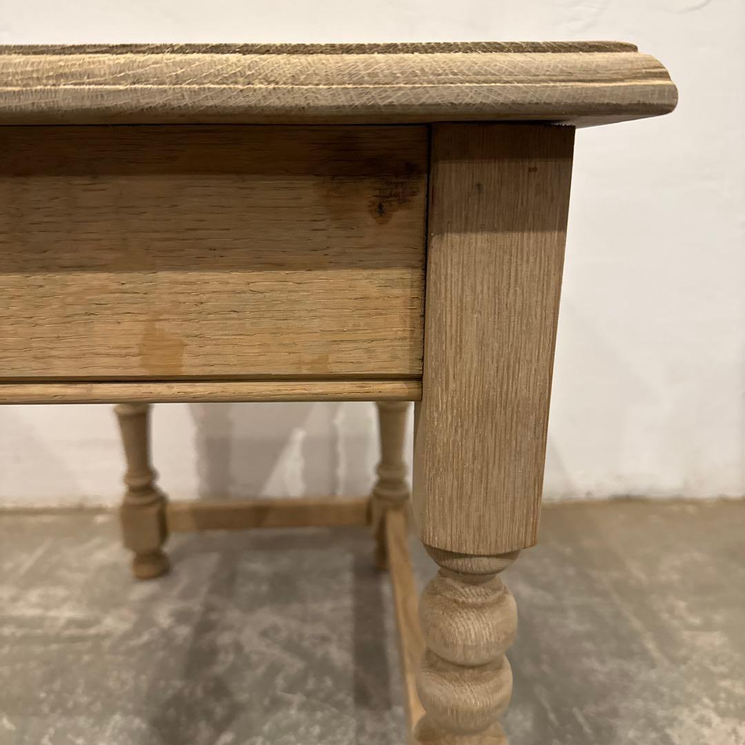 ヴィンテージ 木製サイドテーブル 剥離