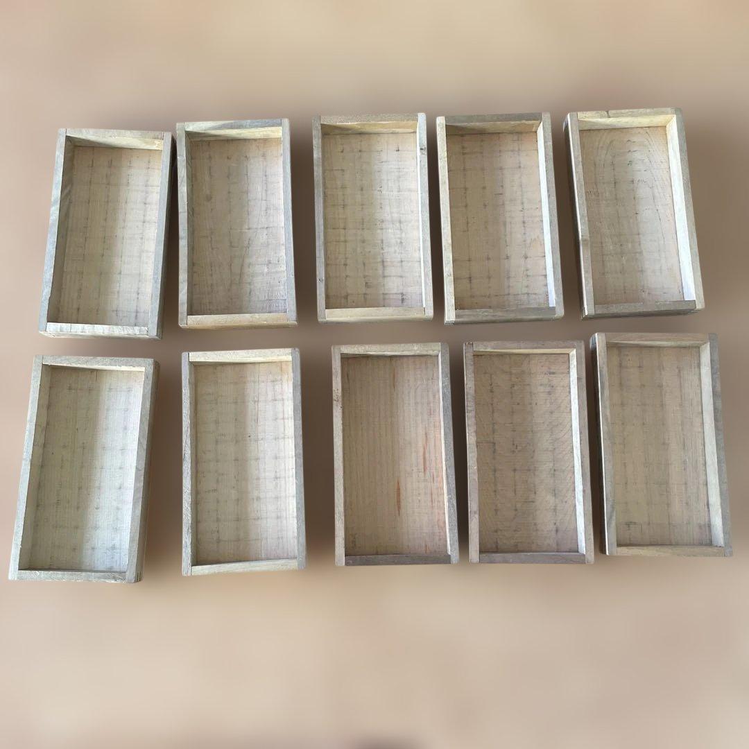 B10-8/活版印刷所で使われていた小箱（文選箱）10枚【古道具】 - メルカリ