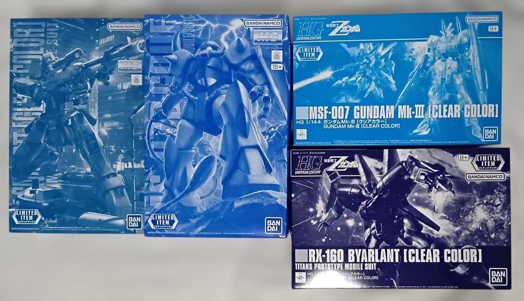 MG HG リミテッド ガンプラ 4個セット