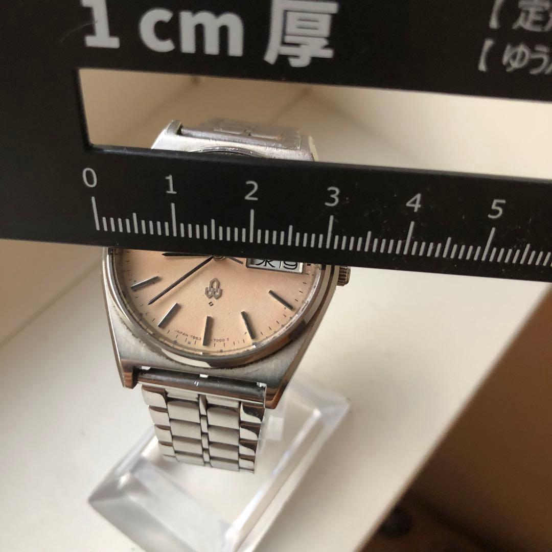 【極上品】SEIKO LORD QUARTZ ピンク文字盤　　稼働品　腕時計