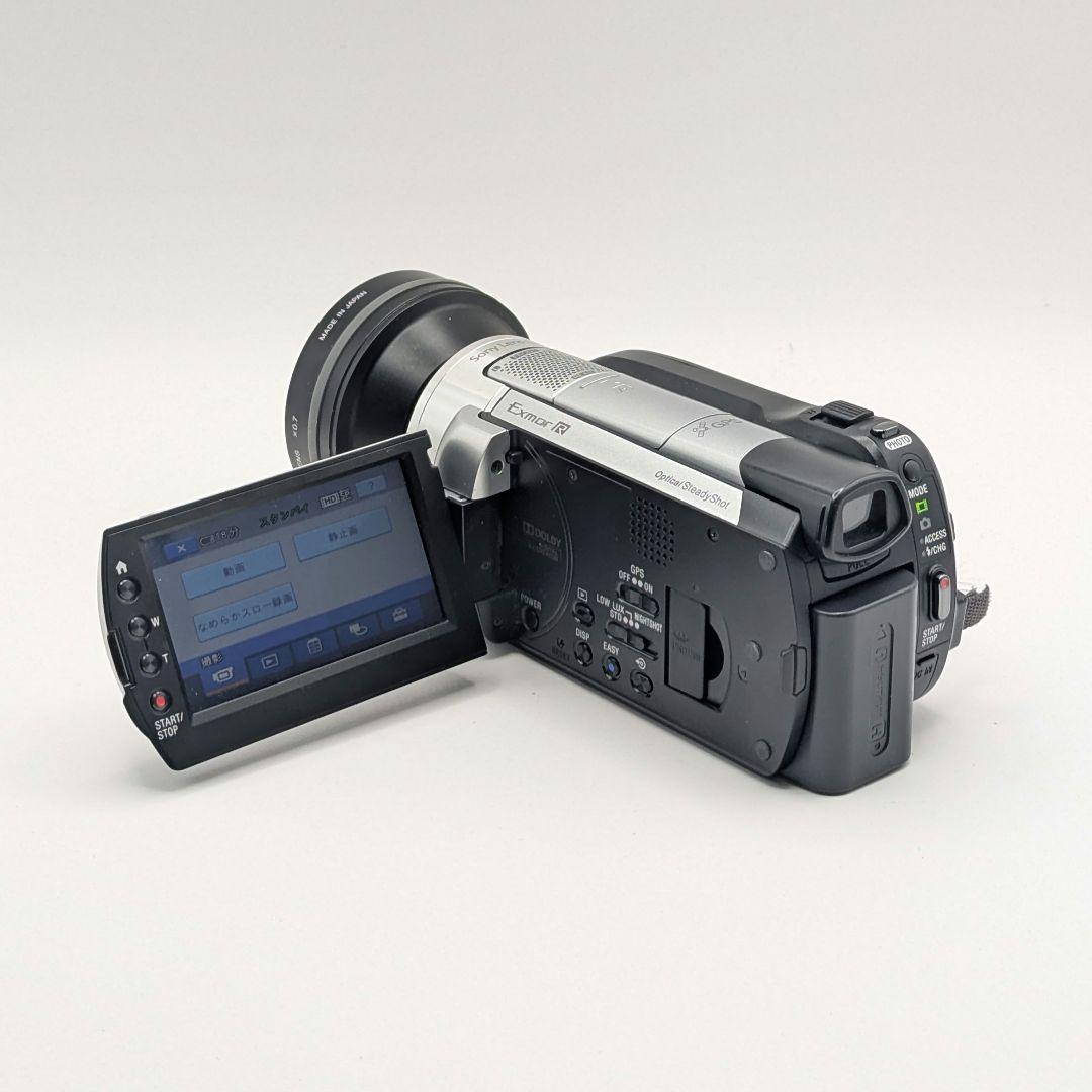 SONY HDR-XR500V ワイドコンバージョンレンズ付き
