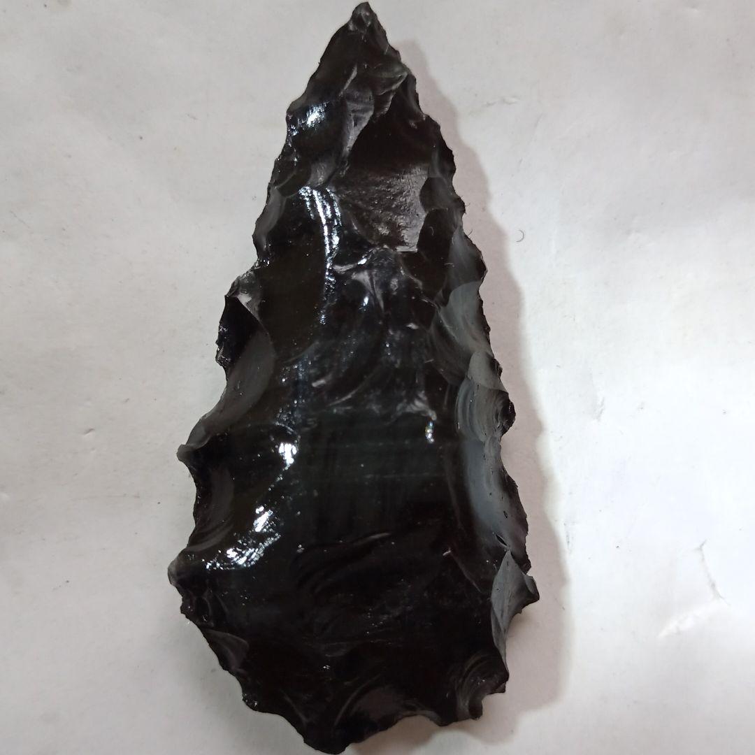 旧石器有舌尖頭器黒曜石模写サンプル199