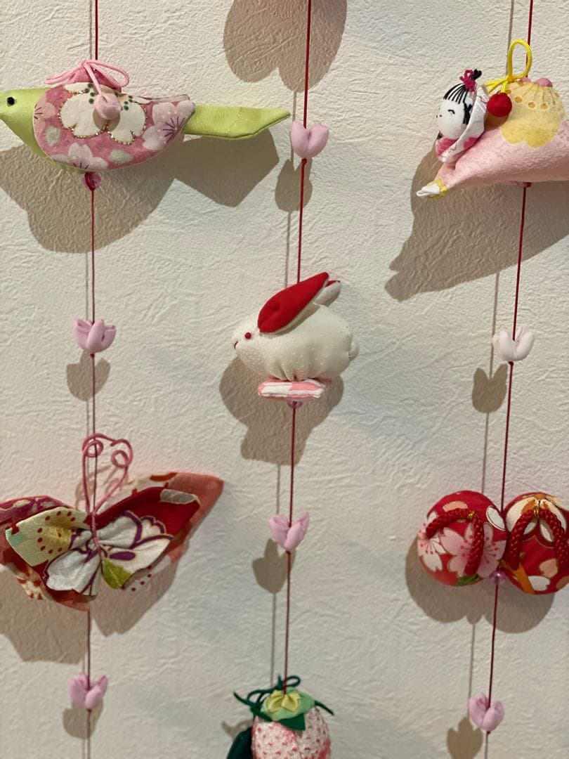 つるし雛　No.155 壁掛けタイプ・ひな祭り・桃の節句・女の子節句飾り