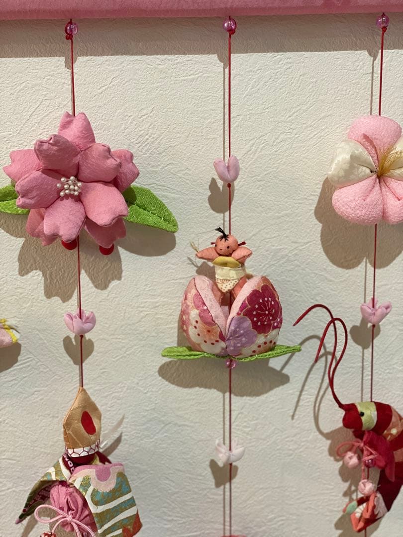 つるし雛　No.155 壁掛けタイプ・ひな祭り・桃の節句・女の子節句飾り