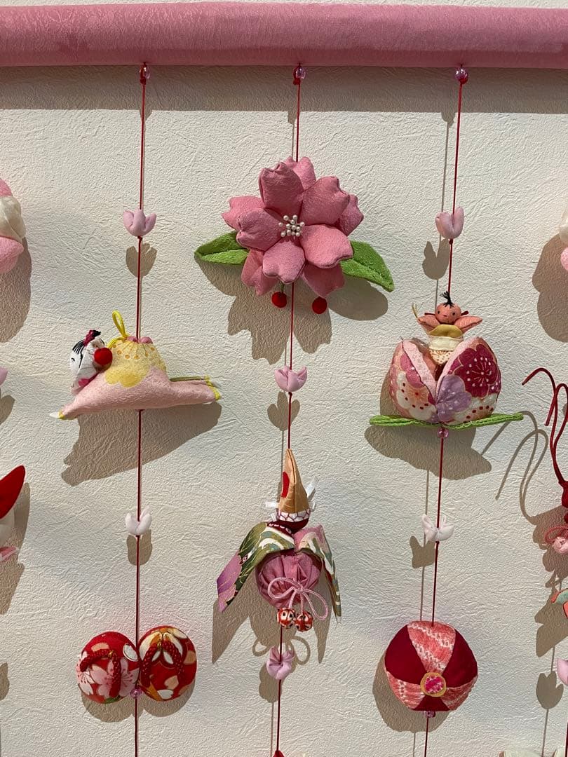 つるし雛　No.155 壁掛けタイプ・ひな祭り・桃の節句・女の子節句飾り