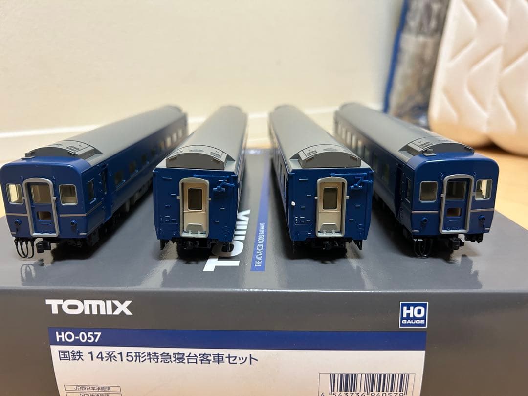 【未使用】TOMIX HO-057 国鉄14系15形特急寝台客車セット