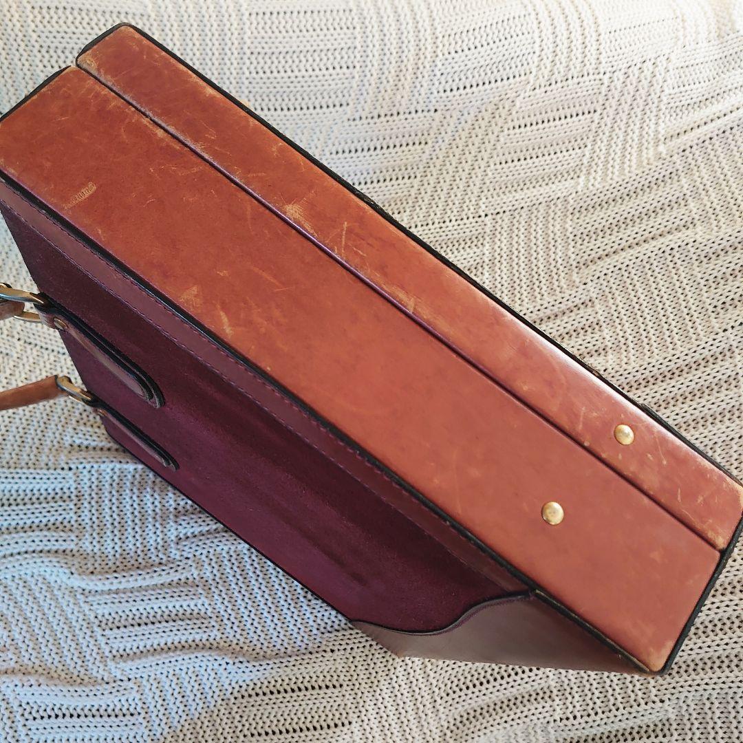 Gucci　スエード アタッシュケース（used）※オールドグッチ、ヴィンテージ