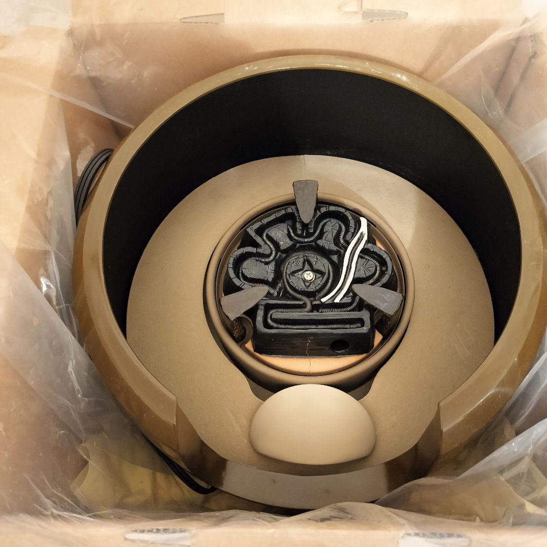 風炉型 電熱器】野々田式 合金製面取風炉 古銅色 F403 炭型ヒーター