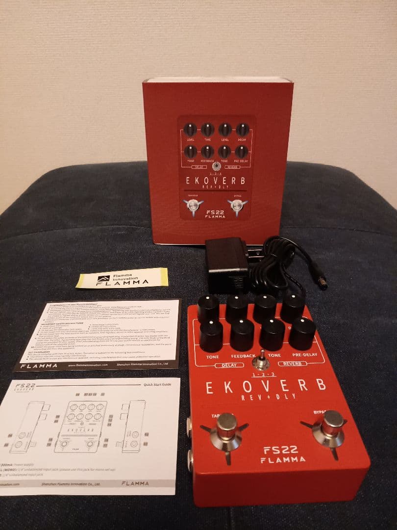 EKOVERB アコギ用リバーブ ディレイエフェクター