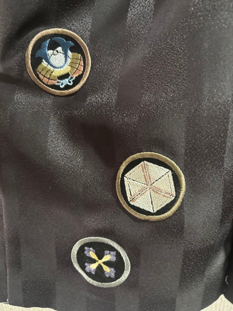 【値下げしました】七五三 男の子 着物 羽織袴セット 3歳 5歳 式部浪漫 黒金