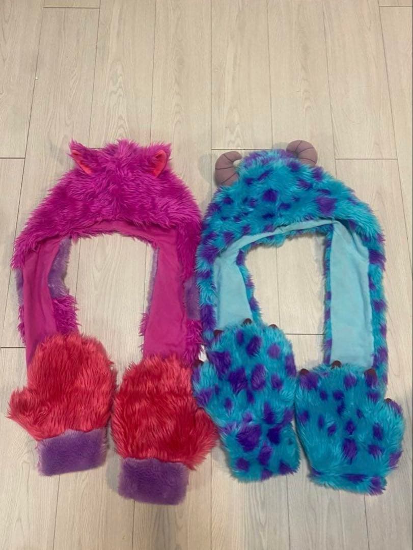 ディズニー マフラー ファンキャップ セット チェシャ猫 サリー