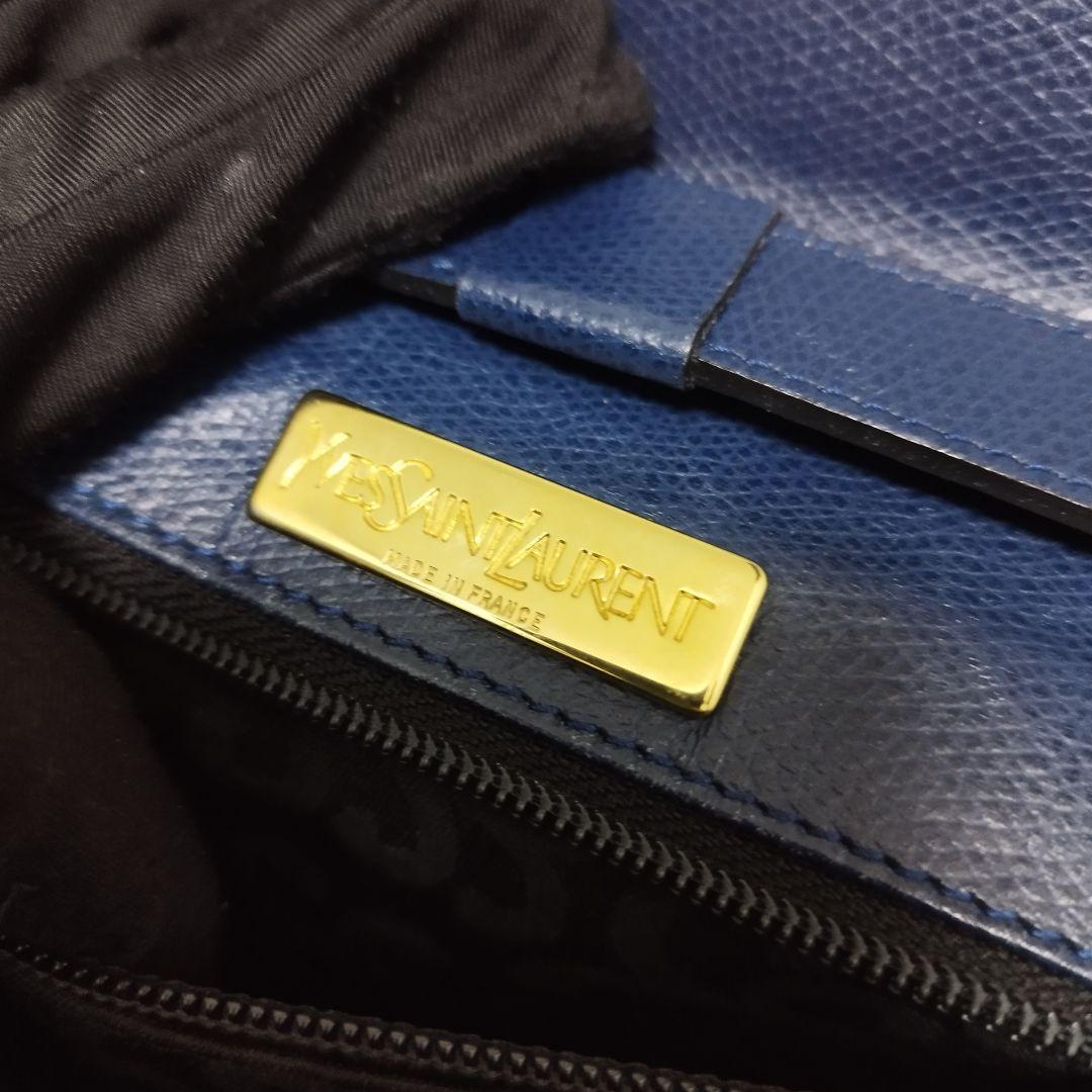 美品☆　イヴサンローラン　ショルダーバッグ　アラベスク　唐草模様　YSLロゴ