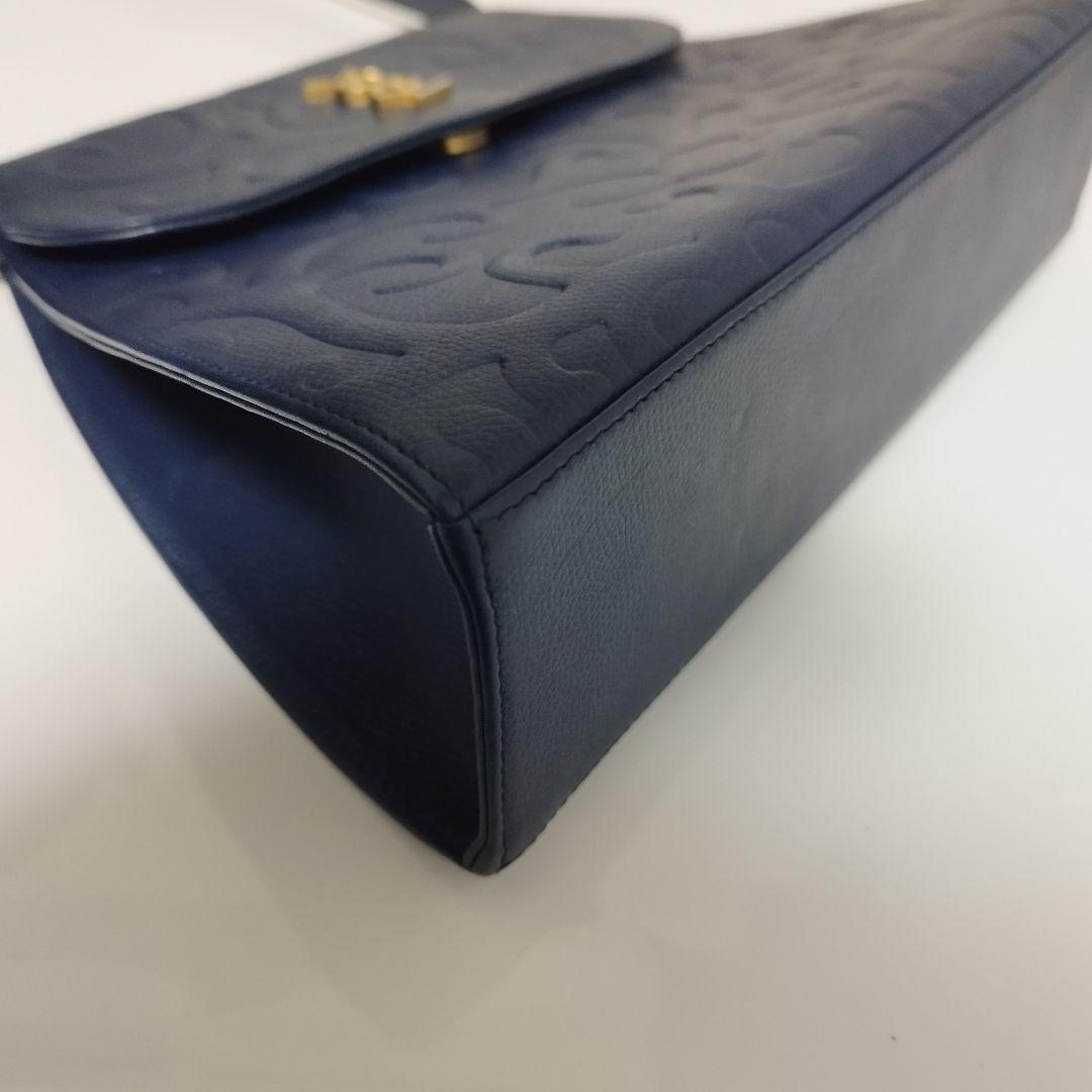 美品☆　イヴサンローラン　ショルダーバッグ　アラベスク　唐草模様　YSLロゴ