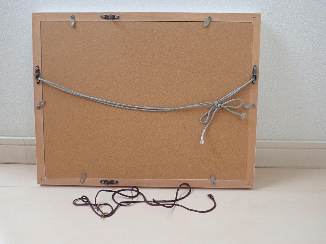 シルクスクリーン版画 「モンマルトル」吉岡浩太郎 12/500 白い額付き