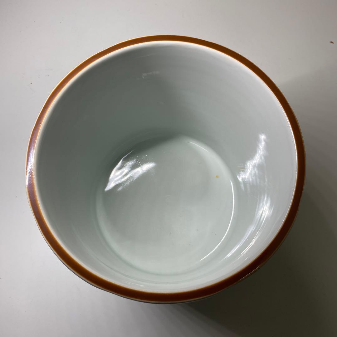 【茶道具】平安秀峰造　色絵祥瑞捻丸文宝水指（共箱）