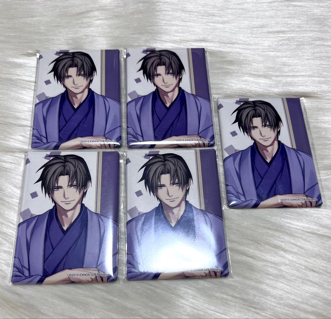 刀剣乱舞 へし切長谷部 スクエア缶バッジ とうらぶ 軽装