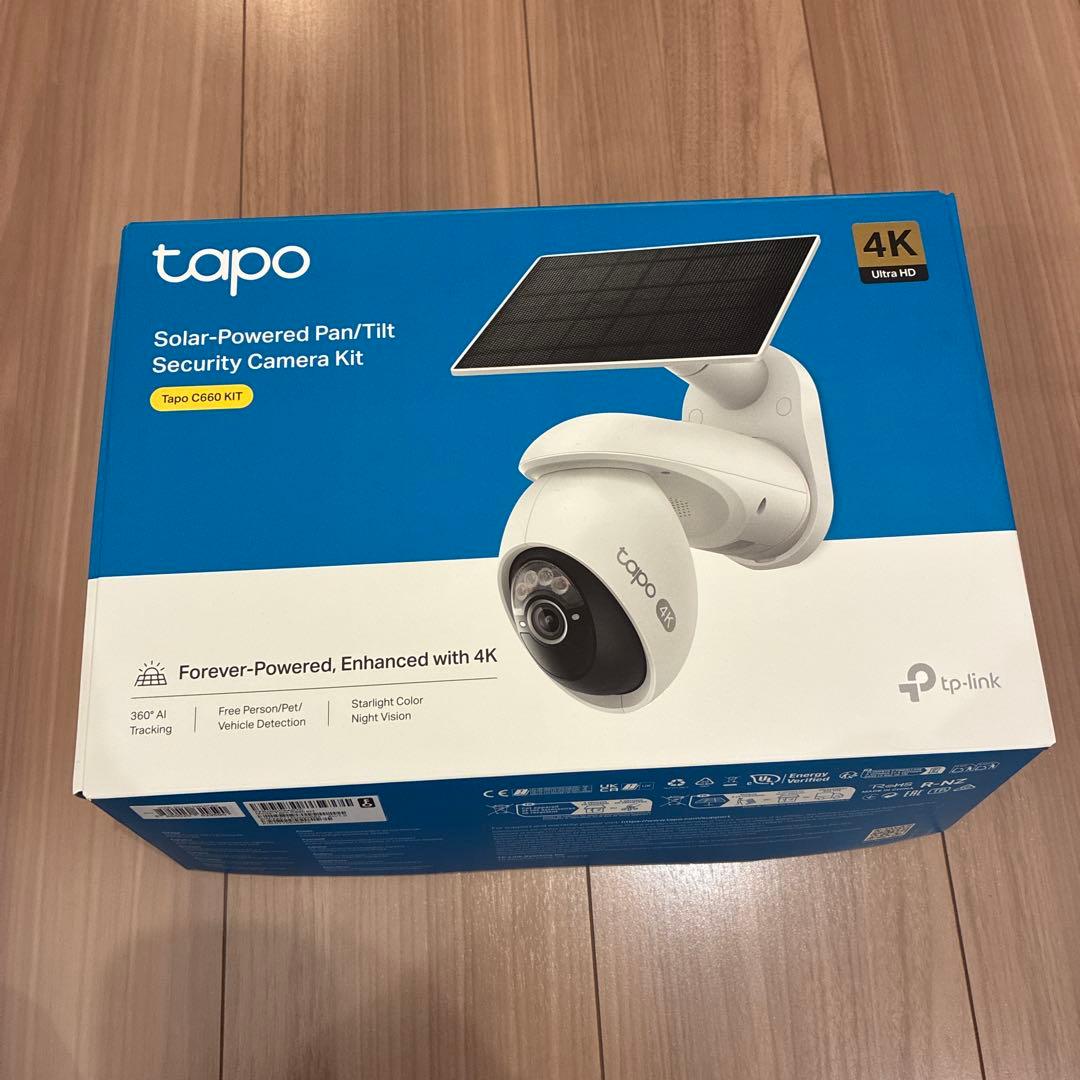 tapo c660 kit 屋外防犯カメラ Tapo C660 KIT | Solar-Powered Pan/Tilt Security Camera Kit | TP-Link