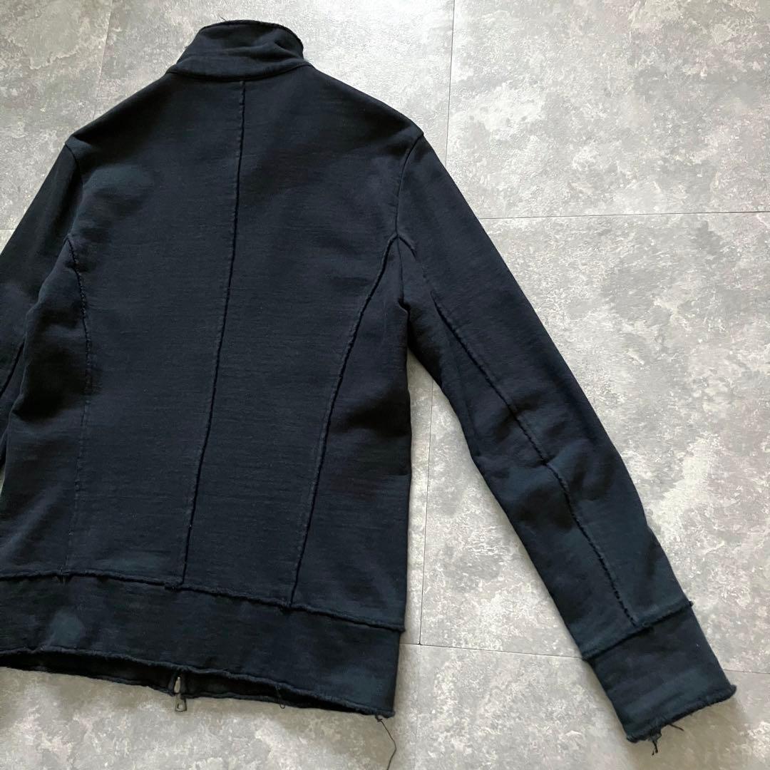 wjk stand track jacket black Y2K 裏毛 13ss