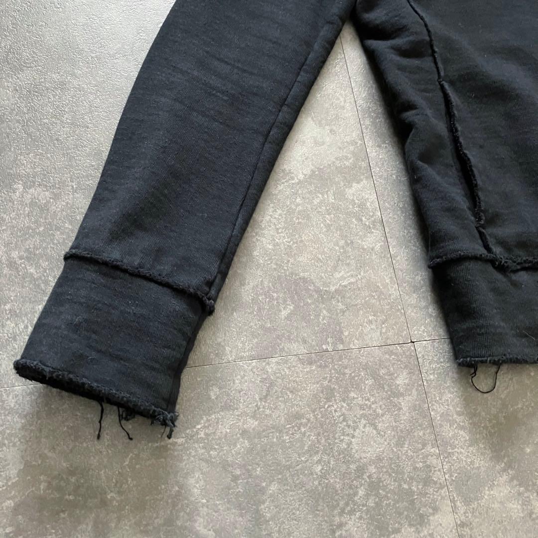 wjk stand track jacket black Y2K 裏毛 13ss