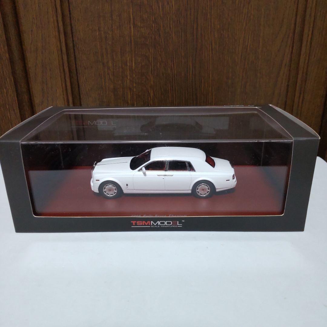 ロールスロイス ファントム 2009 イングリッシュホワイト 1/43 TSM