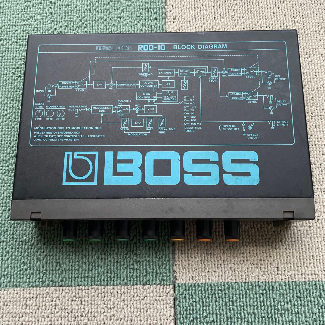 BOSS デジタルディレイ RDD-10 日本製 ハーフラック動作確認済み