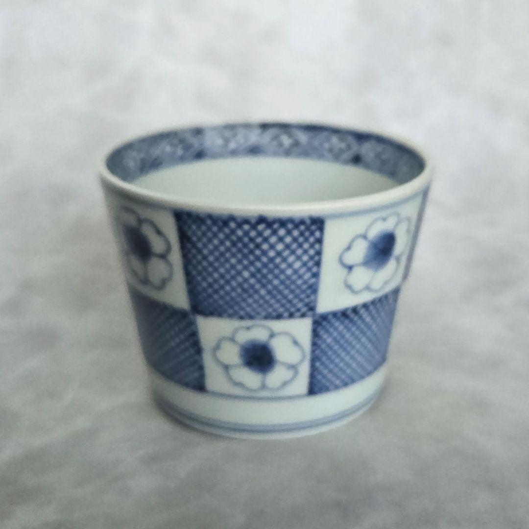 古伊万里 染付 蕎麦 猪口 桜 向付 江戸時代 骨董 金継ぎ アンティーク