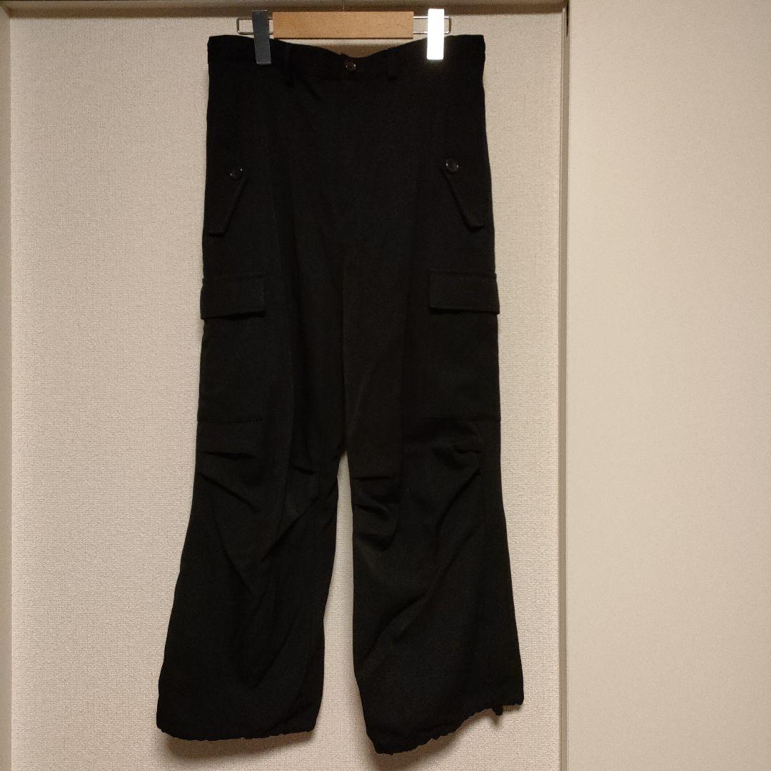 Y.S　ヨウジヤマモト　ウールギャバジンカーゴパンツ