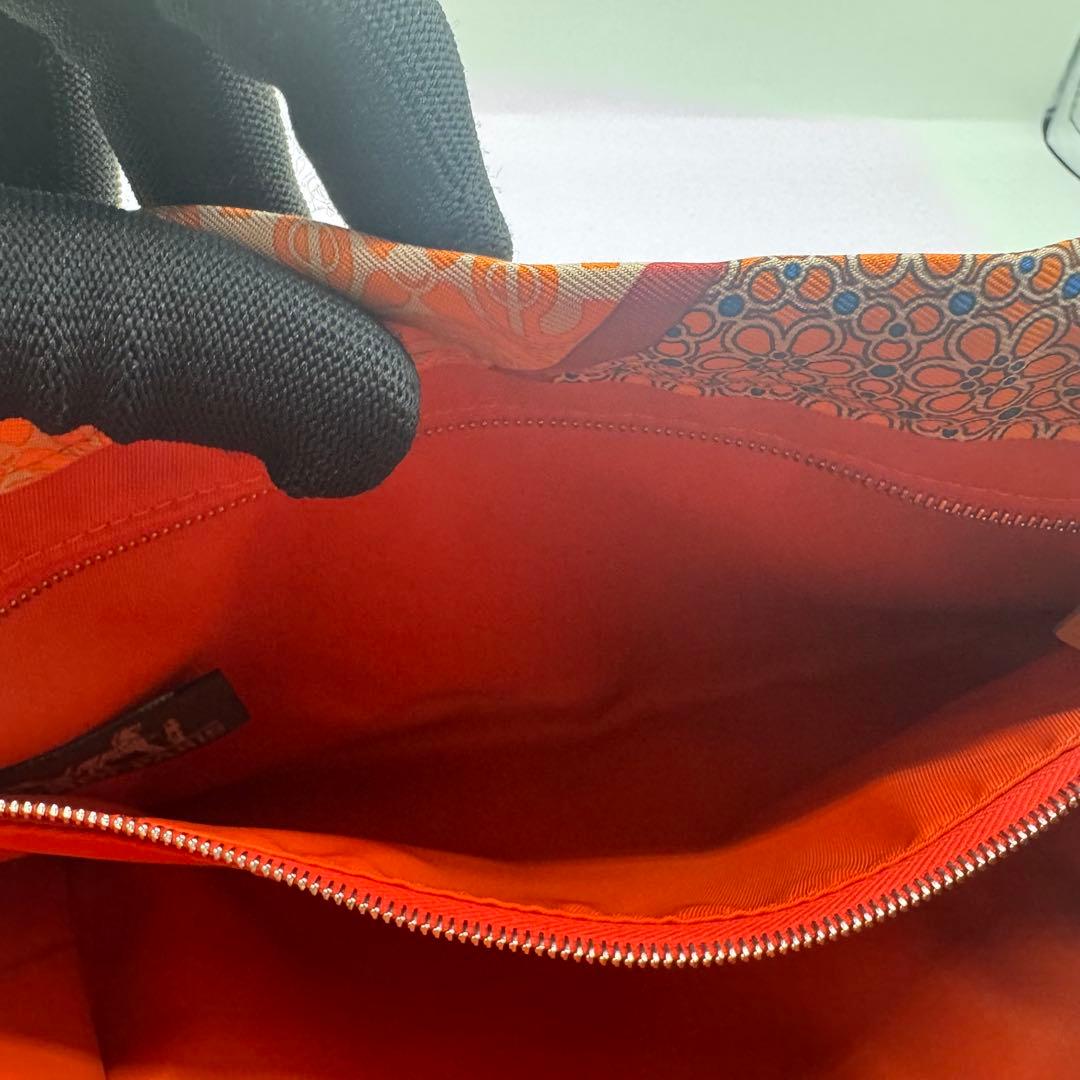 【美品】　エルメス　フールビ　ポーチ　オレンジ