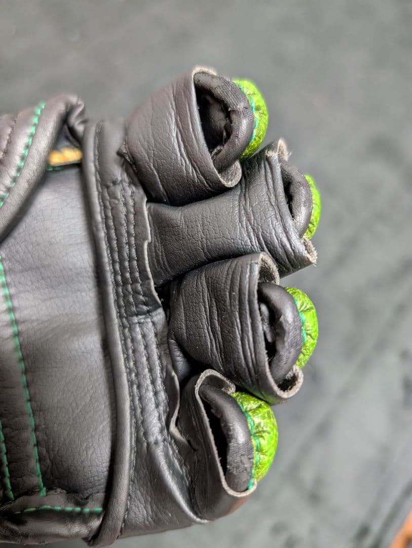 RIZIN グリーン オープンフィンガーグローブ Sサイズ RIZIN グリーン