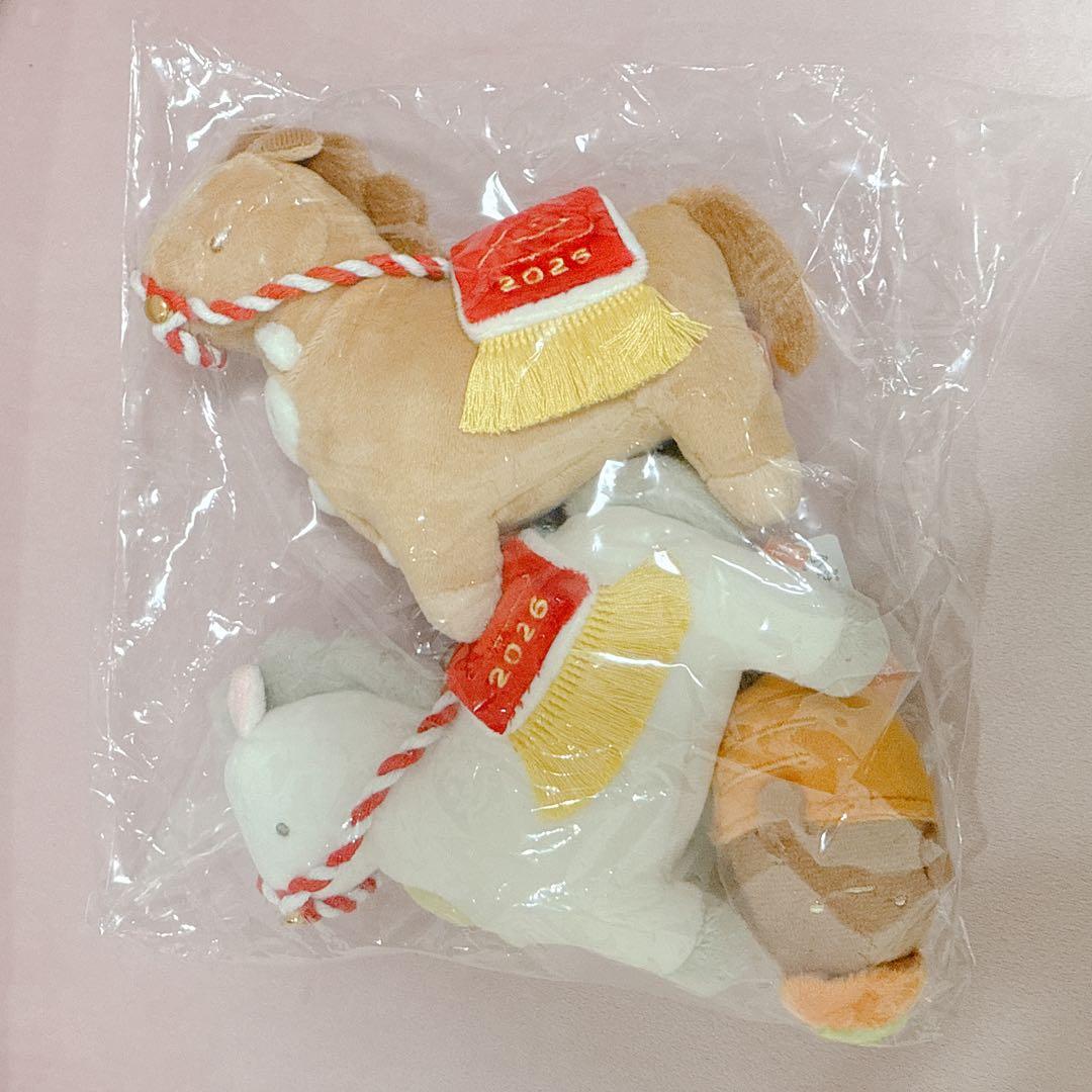 すみっコぐらし お正月 てのりぬいぐるみ うま 馬 午 セット 受注