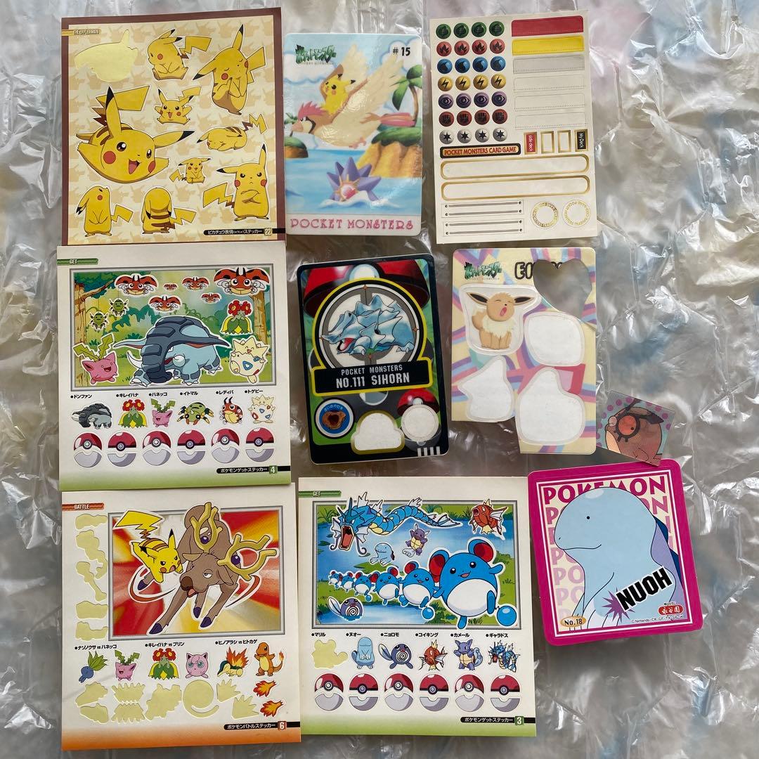 平成レトロシール ポケモン シール・ステッカー セット - メルカリ