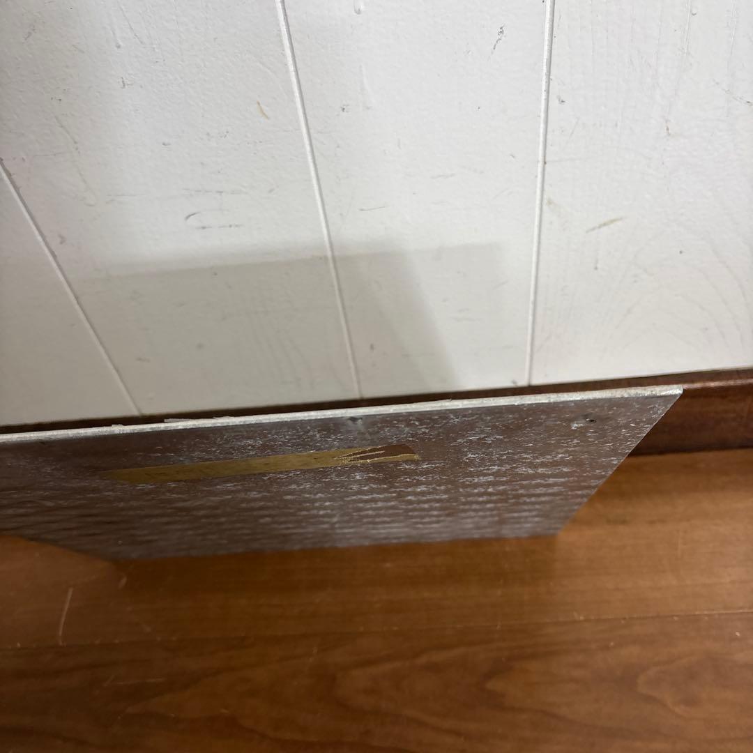 米軍放出品　WARNING アルミ製　看板　2枚セット　送料無料