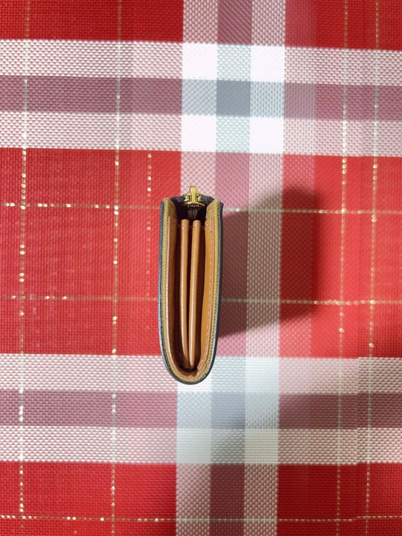 CELINE ケース ブラウンレザー