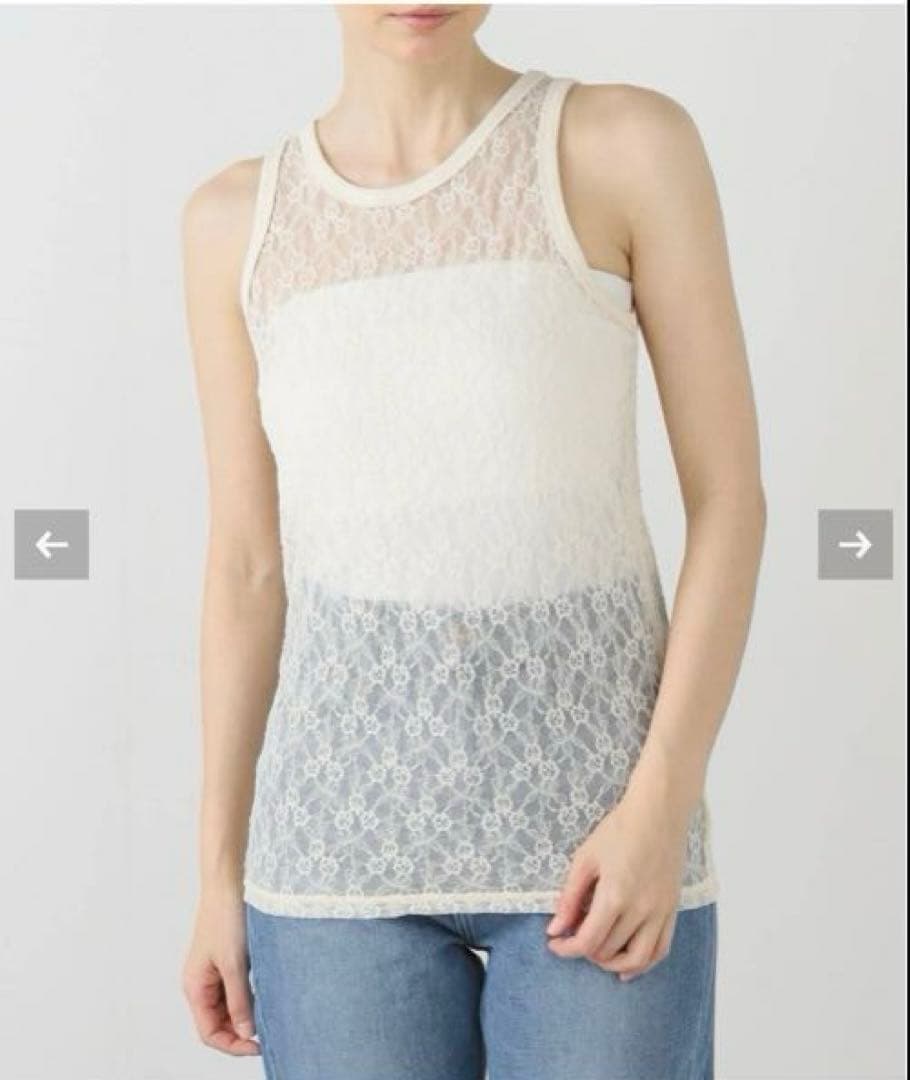 スピックアンドスパン　レースタンク　未使用