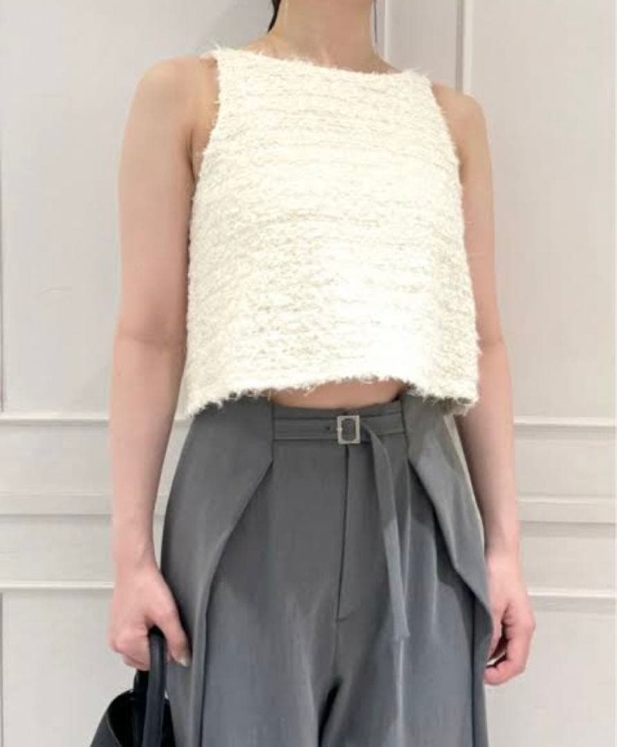 snidel スナイデル　スパンコールタンクトップ