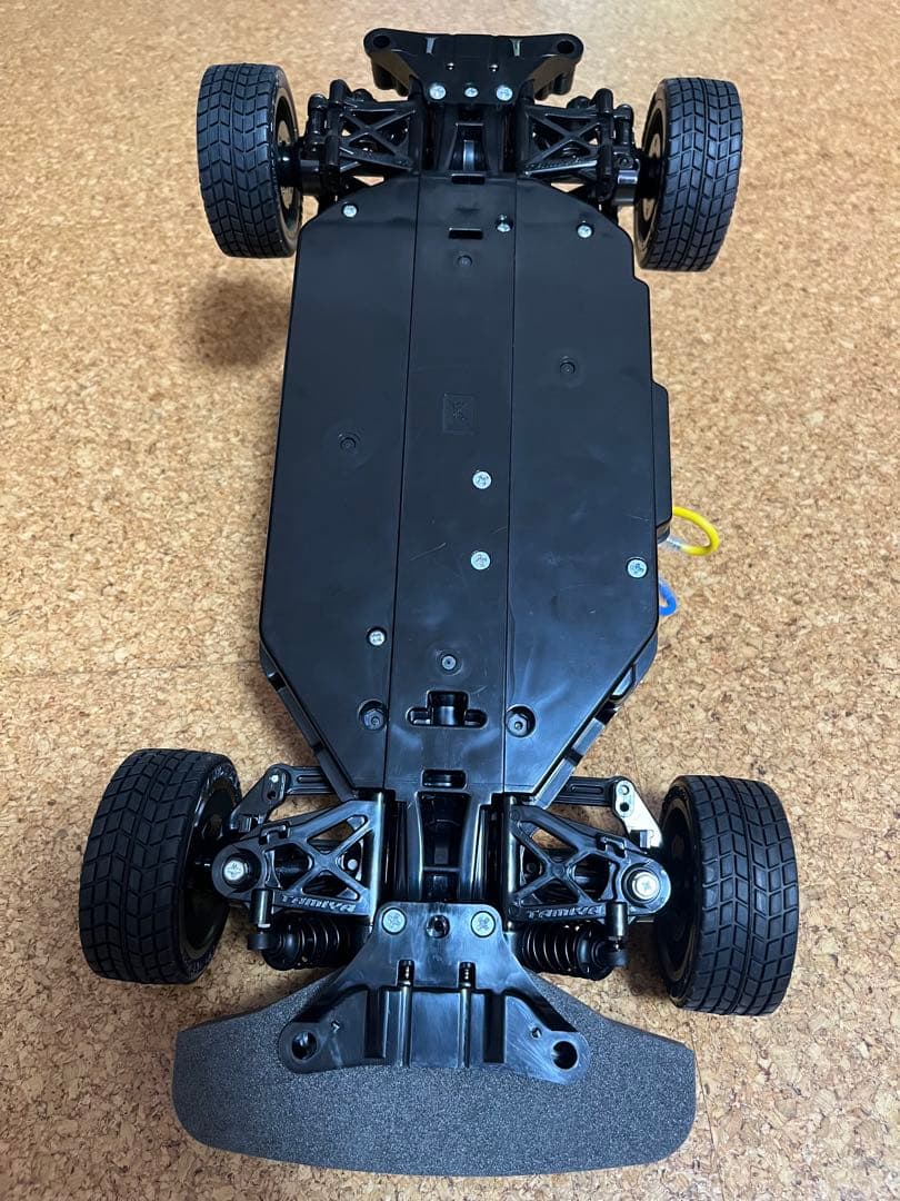 タミヤ TT02 シャーシ メカ付 リポバッテリー付 未走行GT-Rボディ付