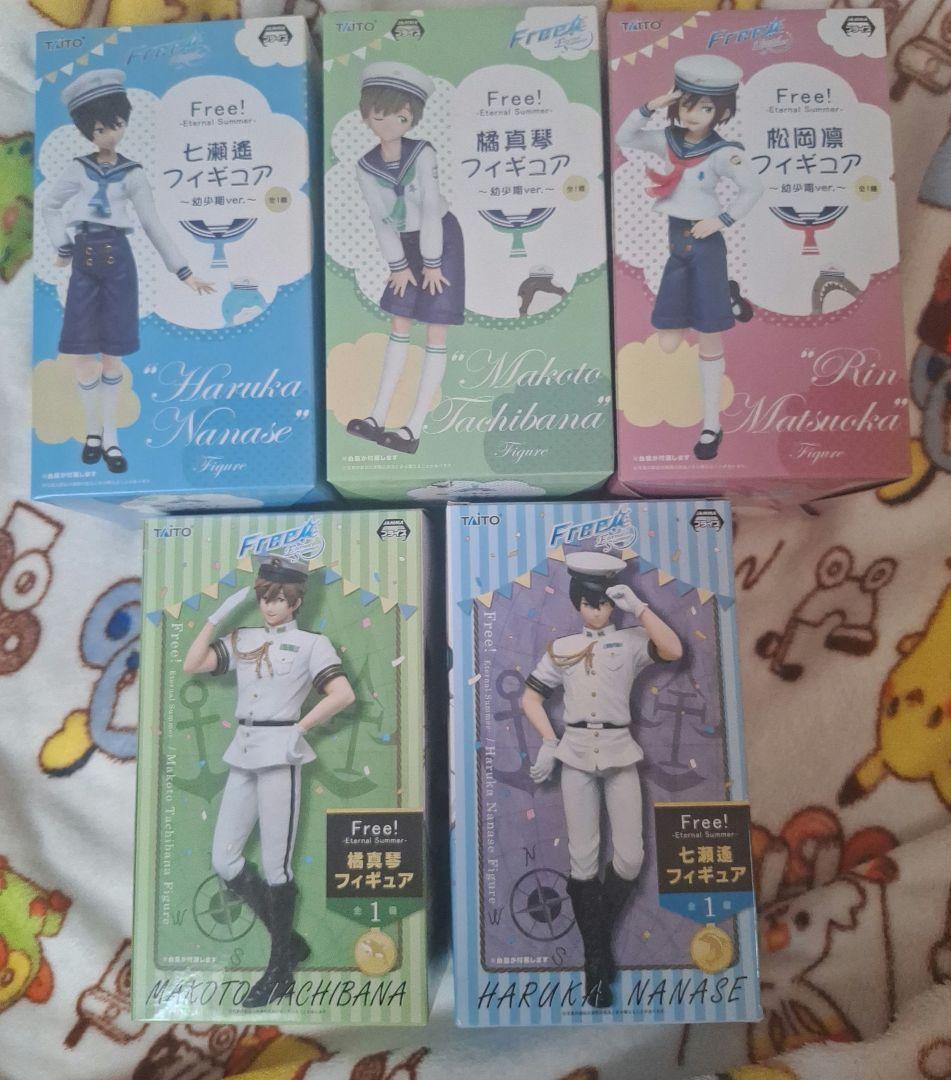 Free! フィギュア 松岡 凛 七瀬 遙 橘 真琴 幼少期 プライズ