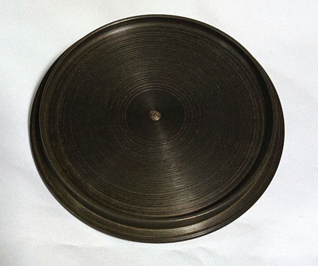 茶道具鉄製 茶釜 凹凸模様 木箱付き 美術品・アンティーク・コレクション