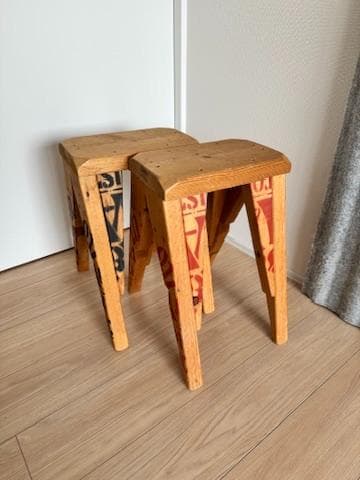 M&M CUSTOM PERFORMANCE FURNITURE 角スツール 小