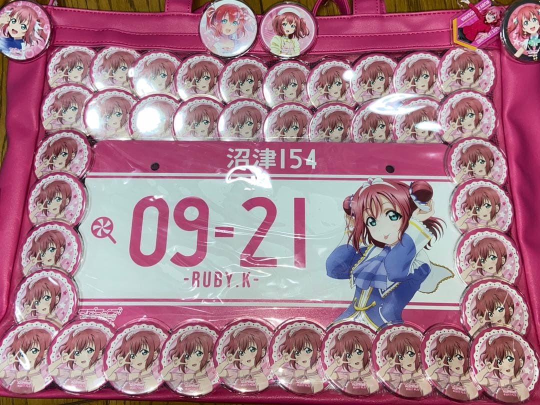ラブライブサンシャイン Aqours 黒澤ルビィ 痛バ 缶バッジ